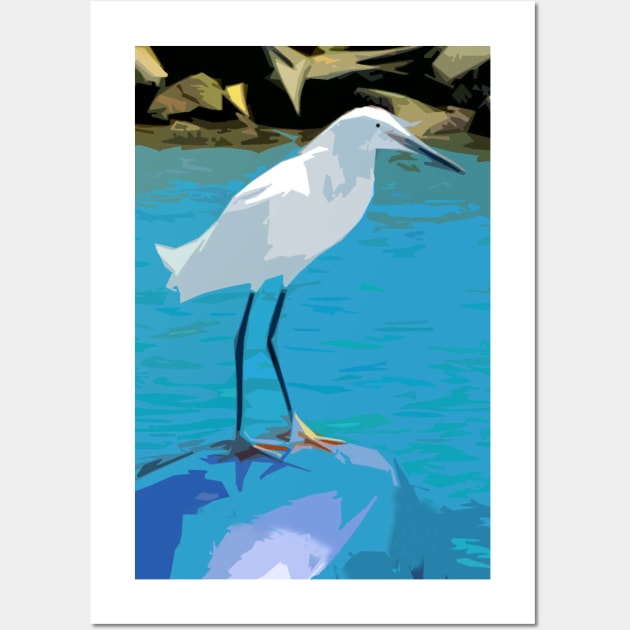 Egret Wall Art by CarloVaro